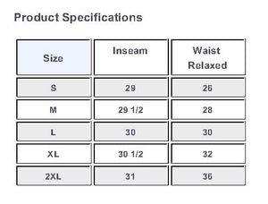 Hedgie Pineapple Sweatpants Size Chart