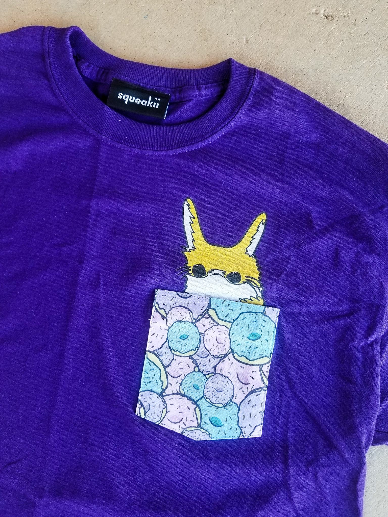 Wilbur Donut Pocket Tee (Purple)